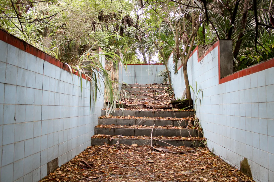 Colégio São Gonçalo: cenário de abandono e destruição