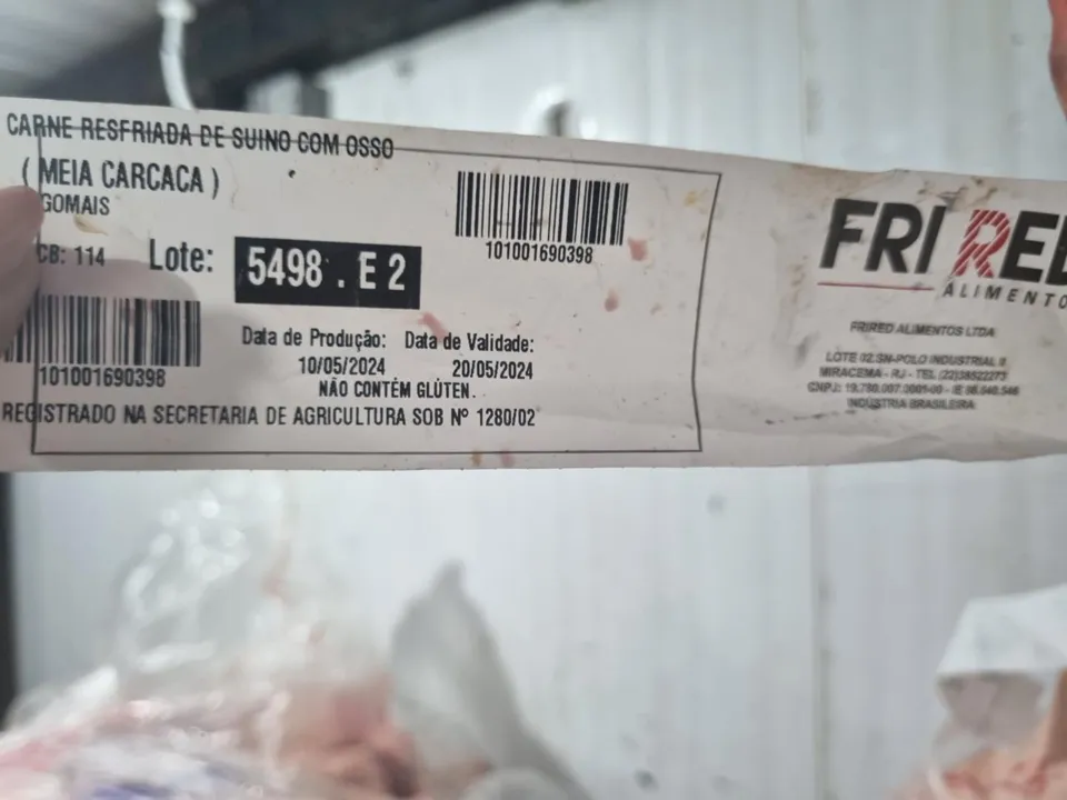 Descartada mais de meia tonelada de carne imprópria no Rio