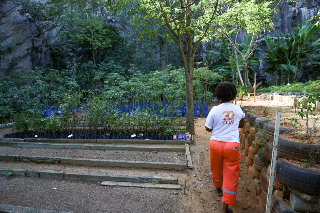 O trabalho é desenvolvido por cerca de 40 funcionários da Companhia de Limpeza Urbana de Niterói