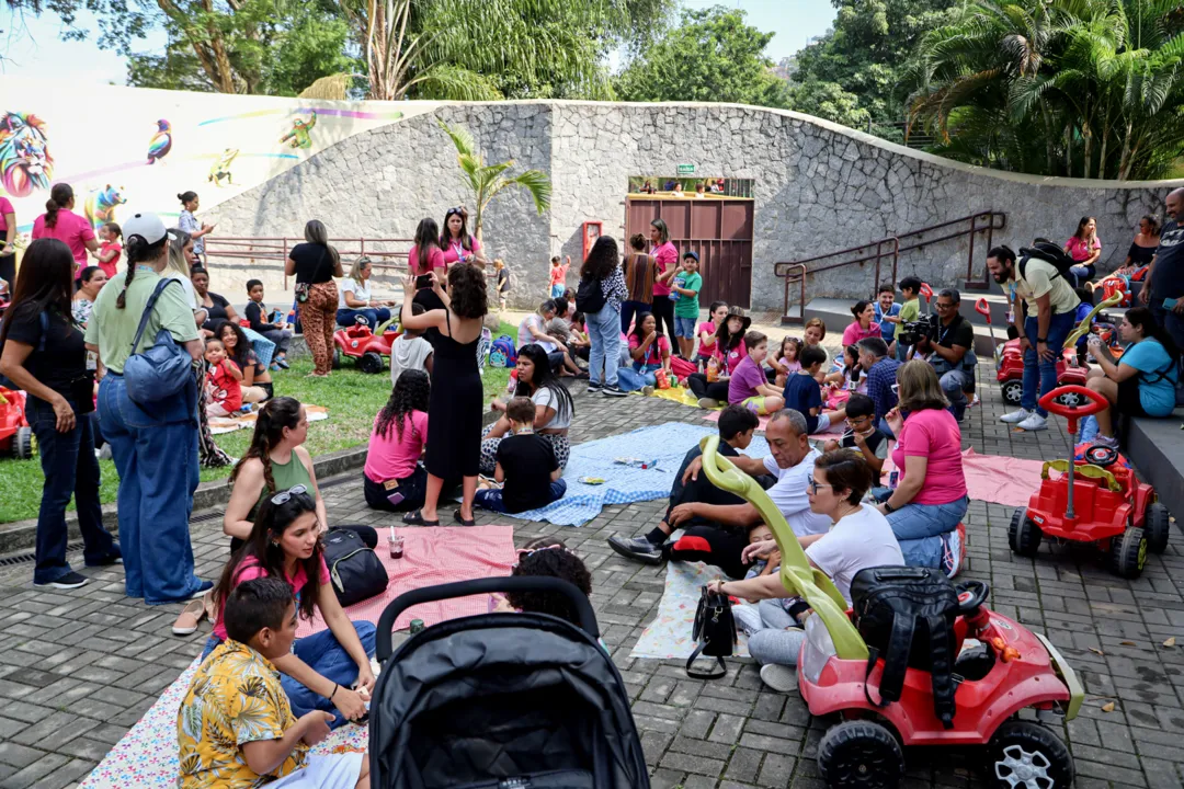 Administração do parque reservou o anfiteatro para as crianças