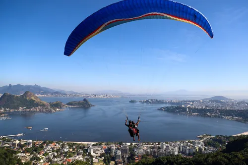 Voo de Parapente no Parque da Cidade, São Francisco