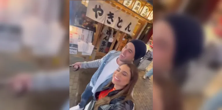 Apaixonados no Japão! Lexa mostra viagem com noivo