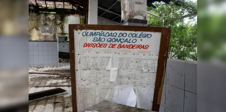 Colégio São Gonçalo: cenário de abandono e destruição
