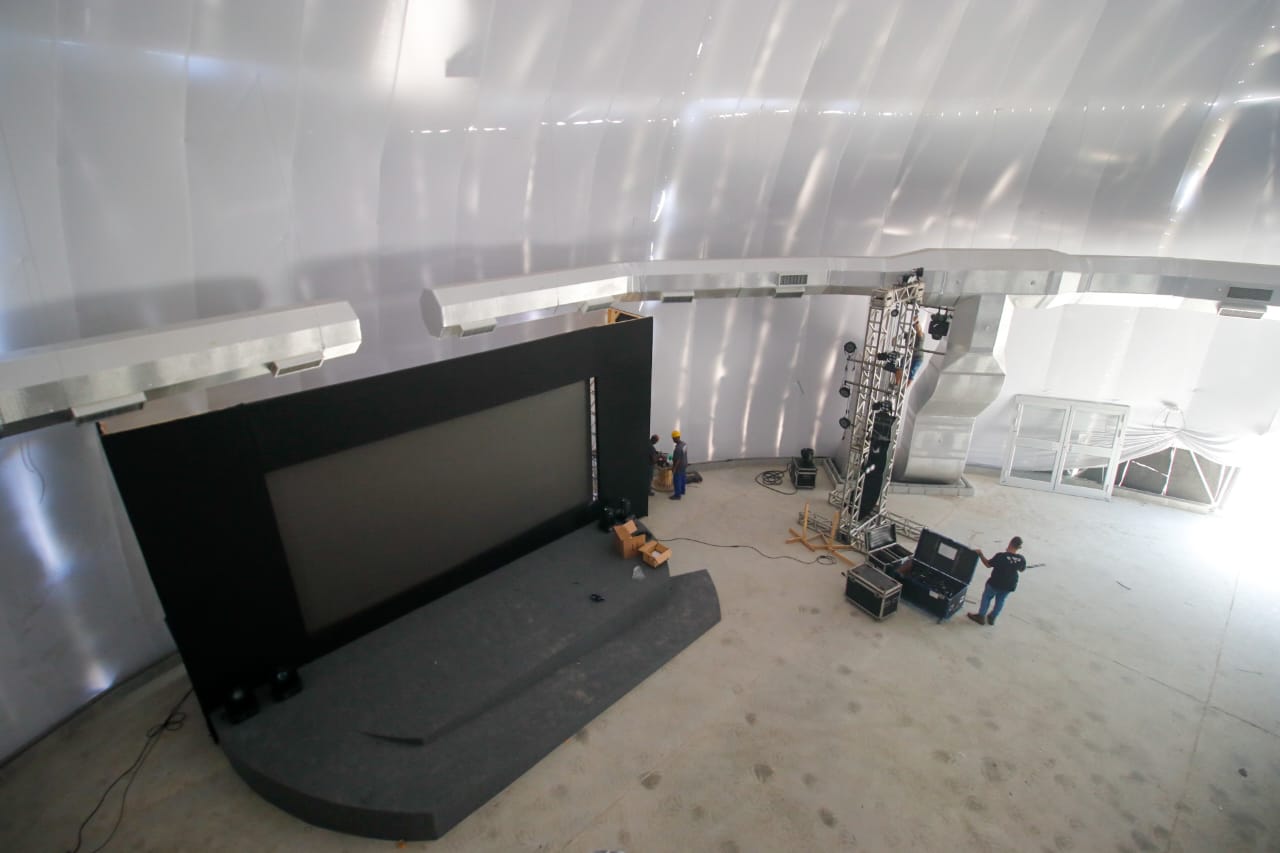 Entramos! ENFOCO mostra como ficou tenda evangélica de Niterói