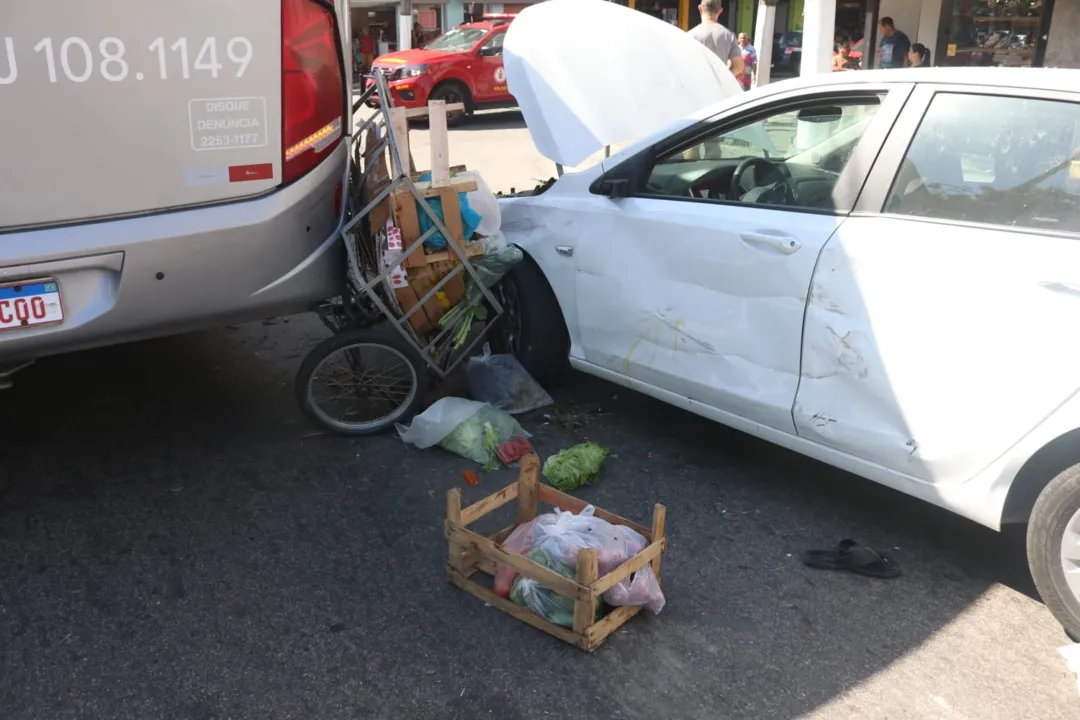 Acidente ocorreu na Avenida Visconde do Rio Branco