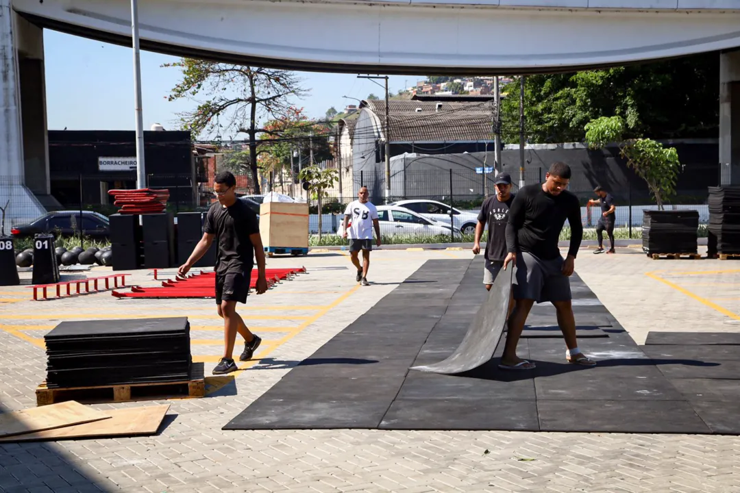 Arena começa a ganhar forma