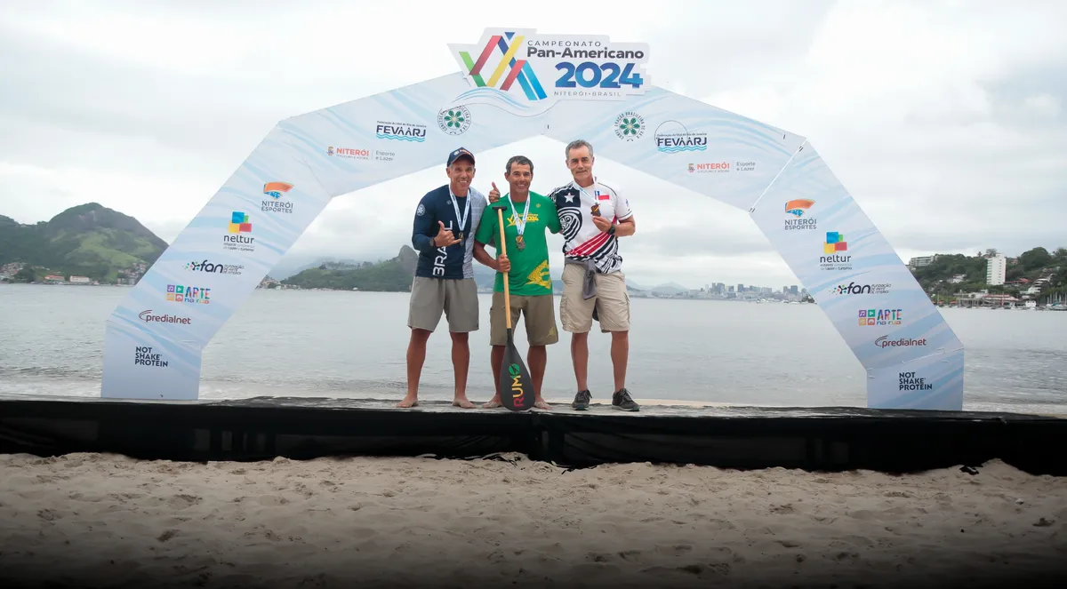 Brasil fica em 1º no Pan-Americano de Va'a em Niterói