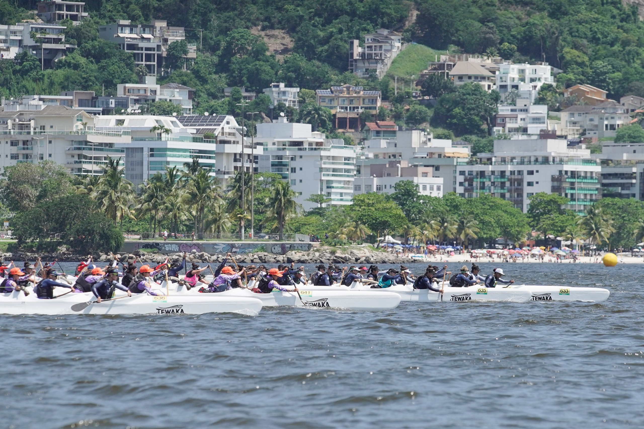 Brasil fica em 1º no Pan-Americano de Va'a em Niterói