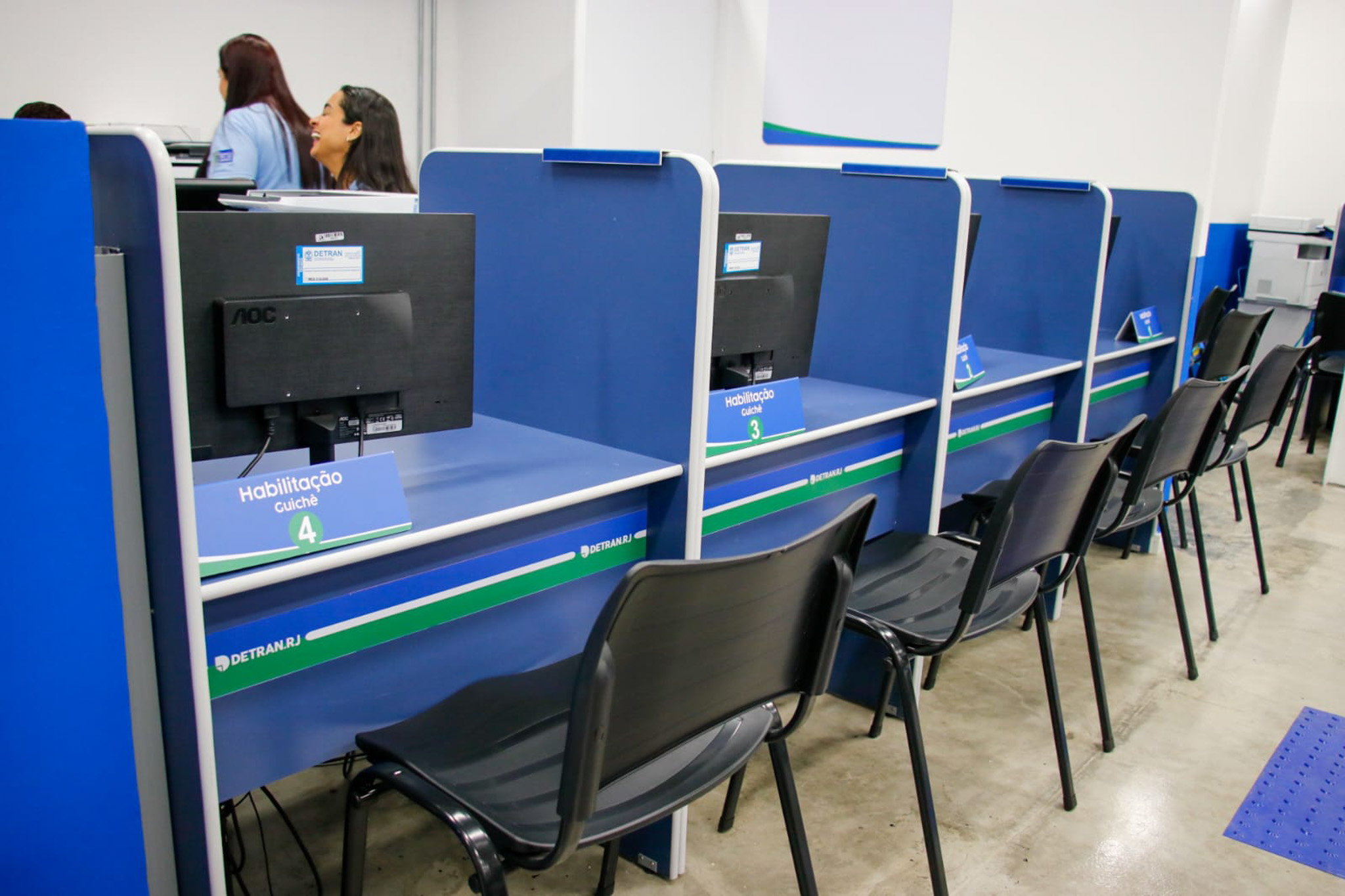 Estrutura nova e confortável para os usuários do Detran no Mercado Municipal de Niterói