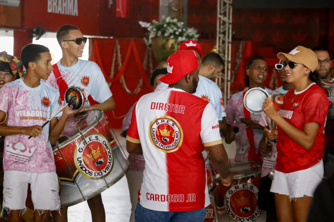 Esquenta agitou foliões da agremiação