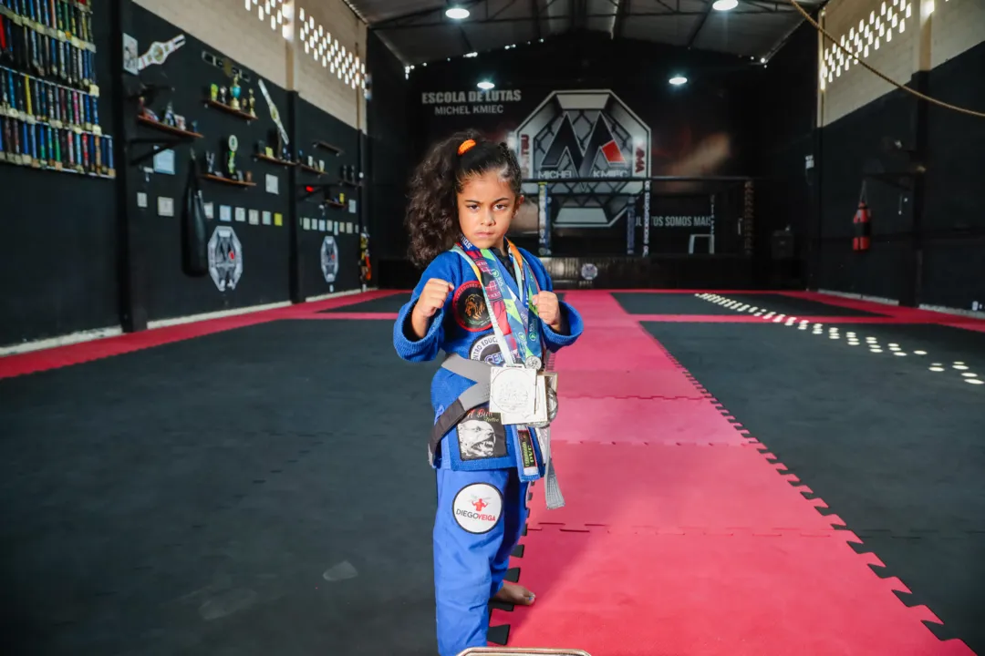 Braba! Atleta mais jovem de São Gonçalo é destaque no jiu-jitsu