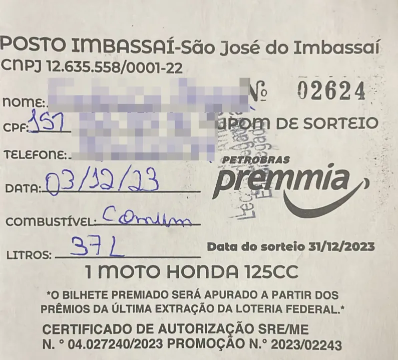 Clientes sortudos ganham motos 0km na rede de postos Imbassaí