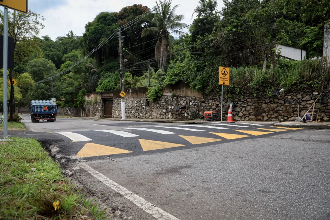 Sistema de traffic calm foi realizado pela Prefeitura de Niterói 