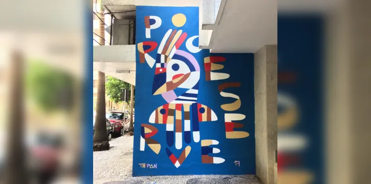 Thiago busca retratar personagens da fauna e da flora em suas obras