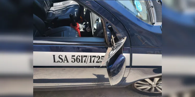 Taxista é ameaçado e tem carro destruído em Niterói; vídeo