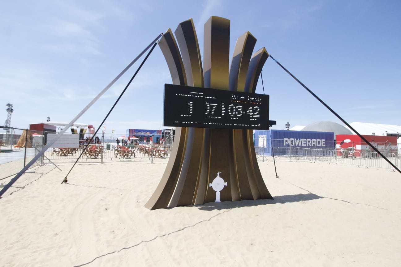 Contagem regressiva foi ativada em Copacabana