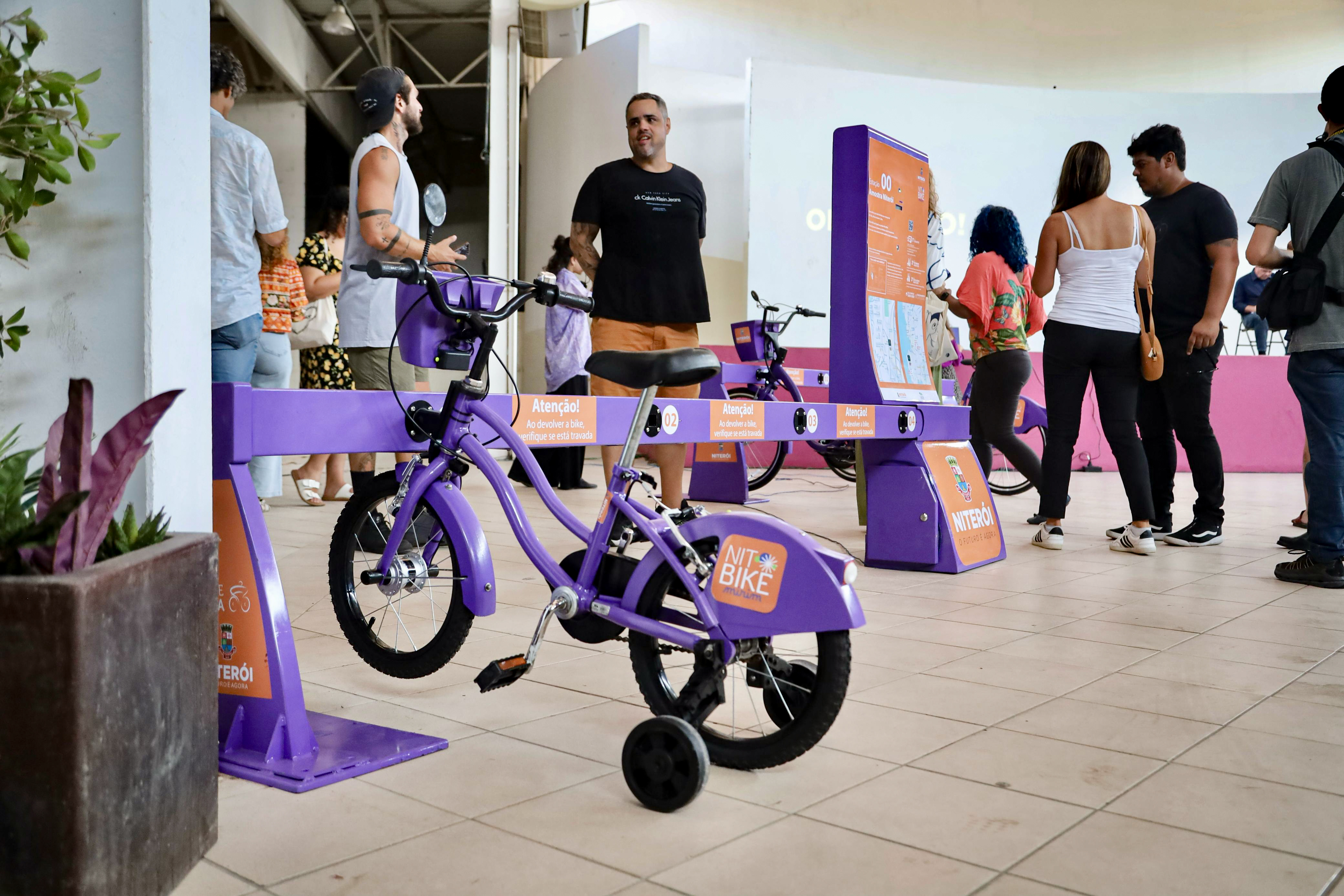 Bicicletas para crianças também serão disponibilizadas