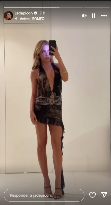 Jade Picon em seu stories