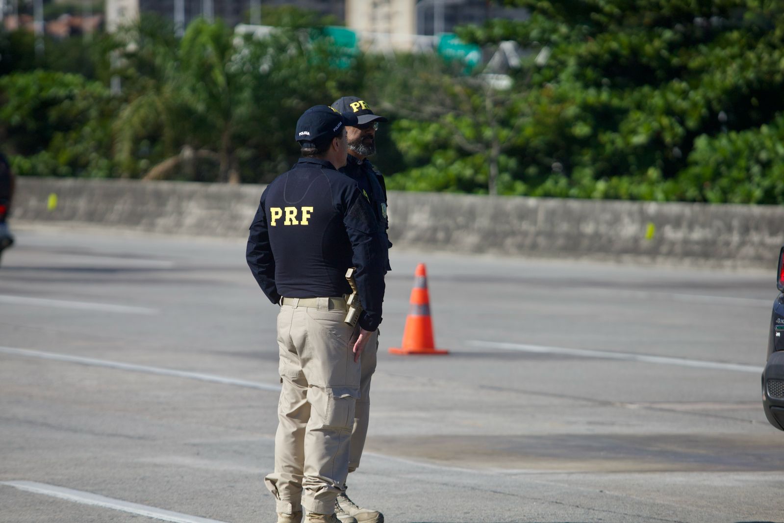 Houve distribuição de material educativo e uso de simuladores