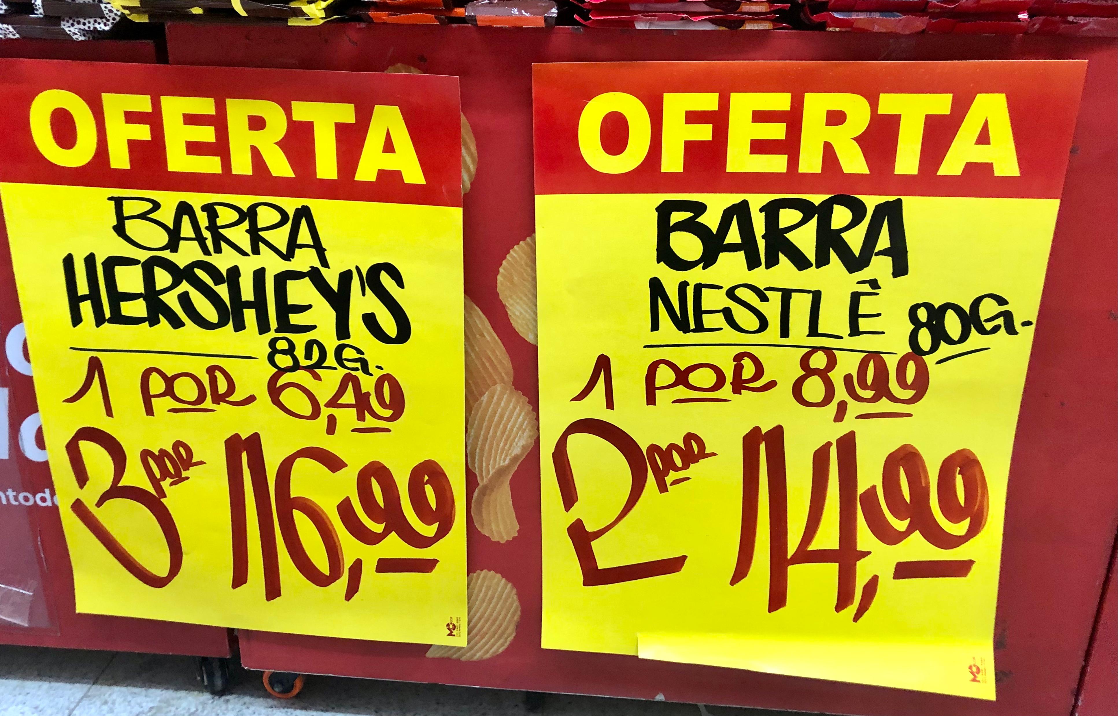 Promoções de chocolates tendem a atrair mais consumidores