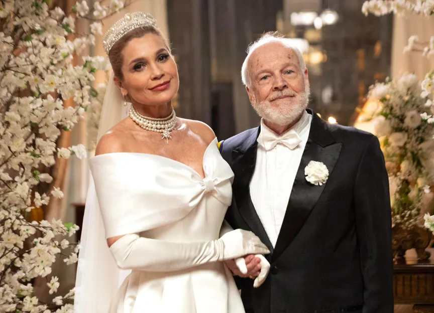 Sandra ( Flávia Alessandra ) e Barão ( Jaime Leibovitch )