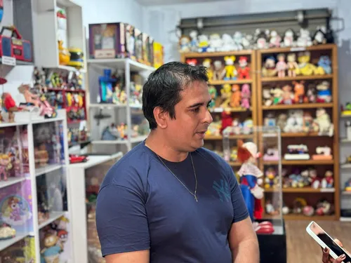David Araújo começou a colecionar brinquedos aos 17 anos