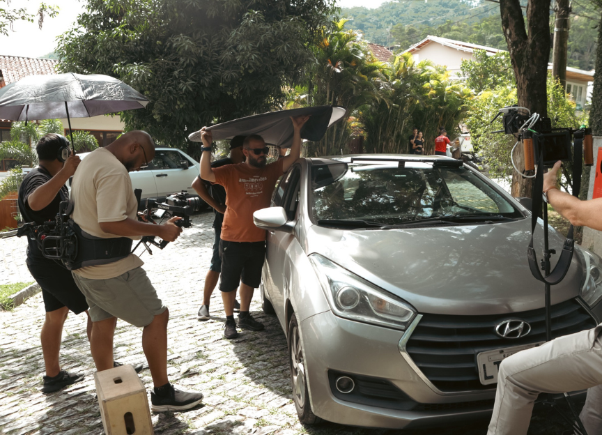 Bastidores da websérie 'Nós Três'