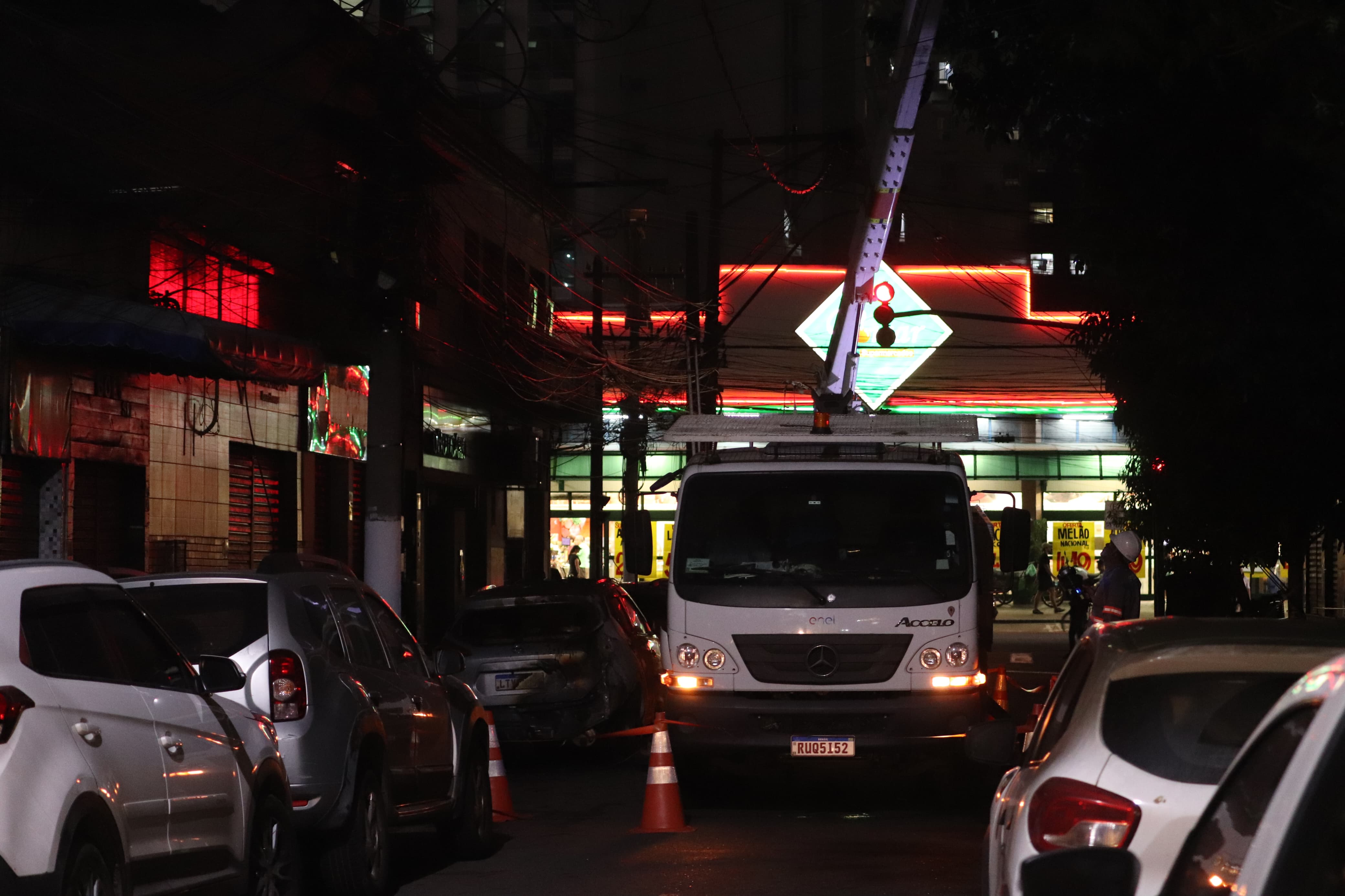 Região seguiu sem luz até o início da noite
