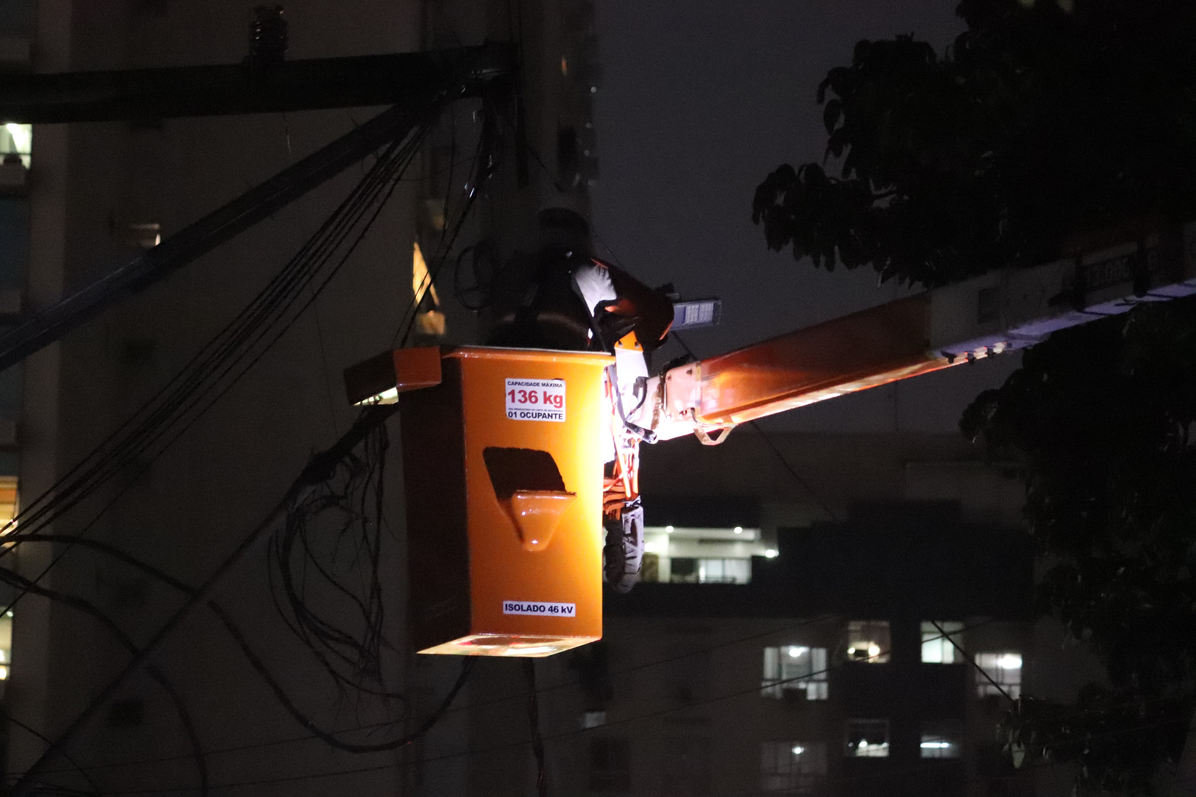 Região seguiu sem luz até o início da noite