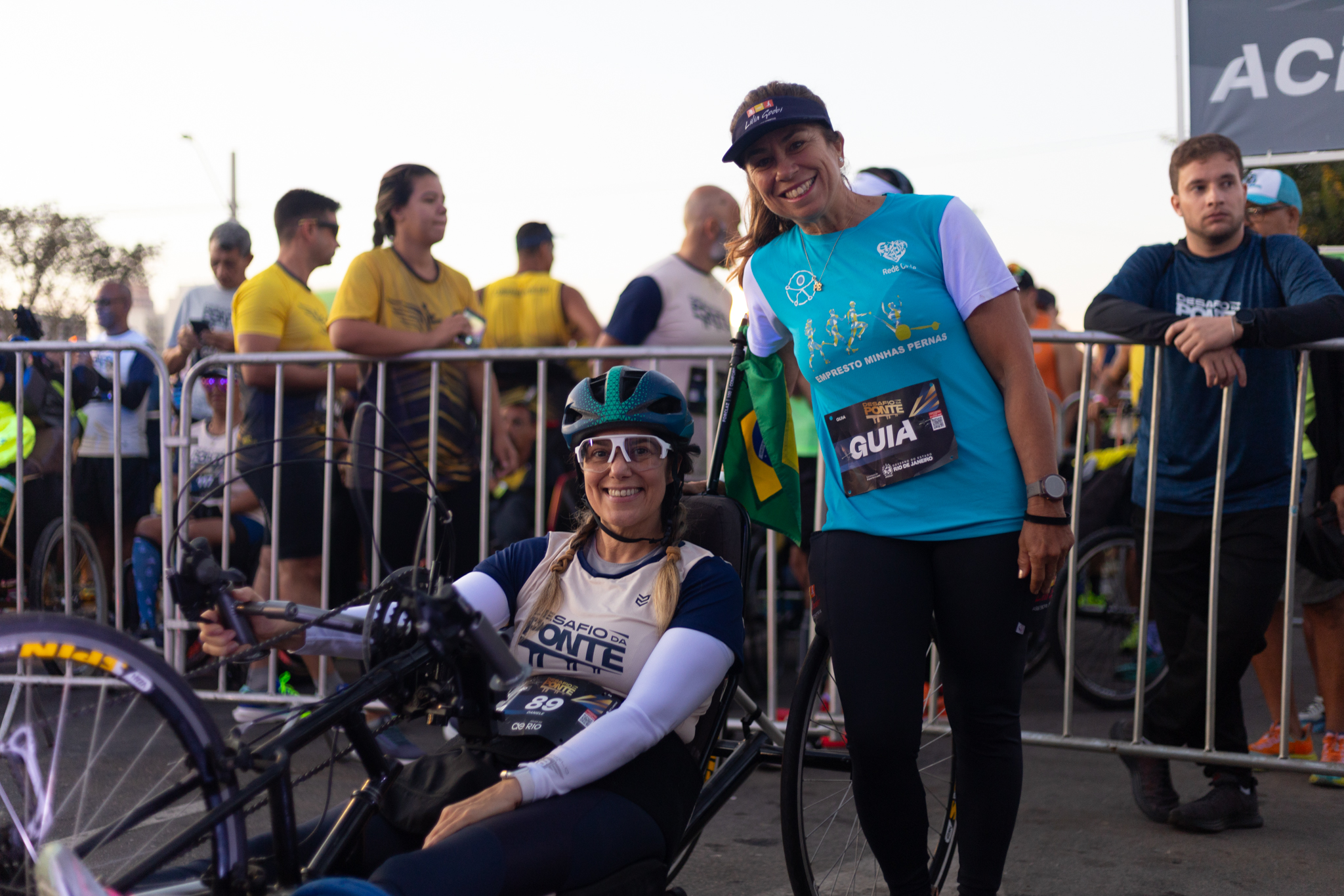 Daniele Americano se preparou por um ano para a corrida deste domingo