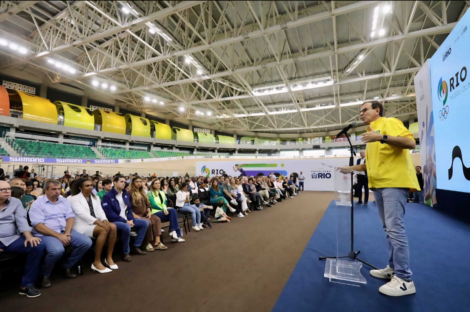 Eduardo Paes esteve no local para a inauguração