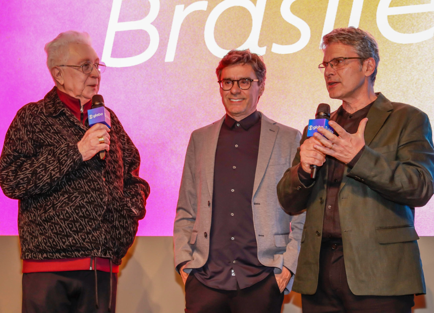 Elenco de Três Graças se reúne em festa luxuosa; veja fotos