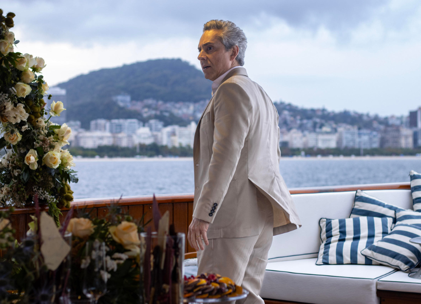 Leila e Marco Aurélio celebram união em alto-mar; veja fotos