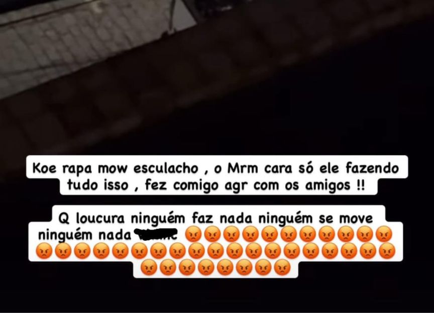 MC Poze desabafou no Instagram