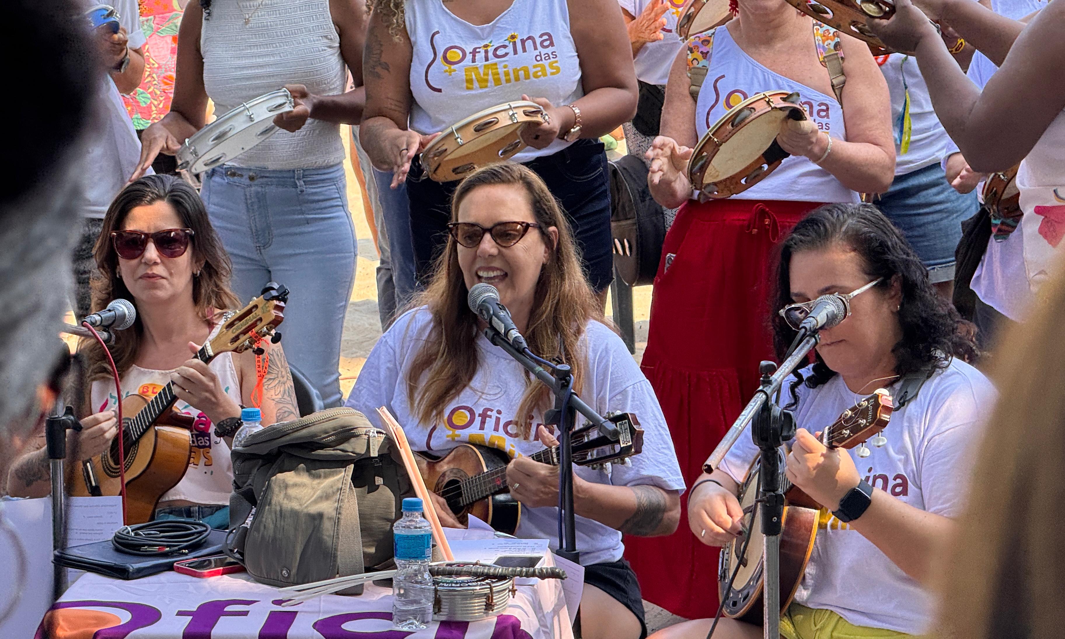Oficina das Minas é integrada por mulheres instrumentistas