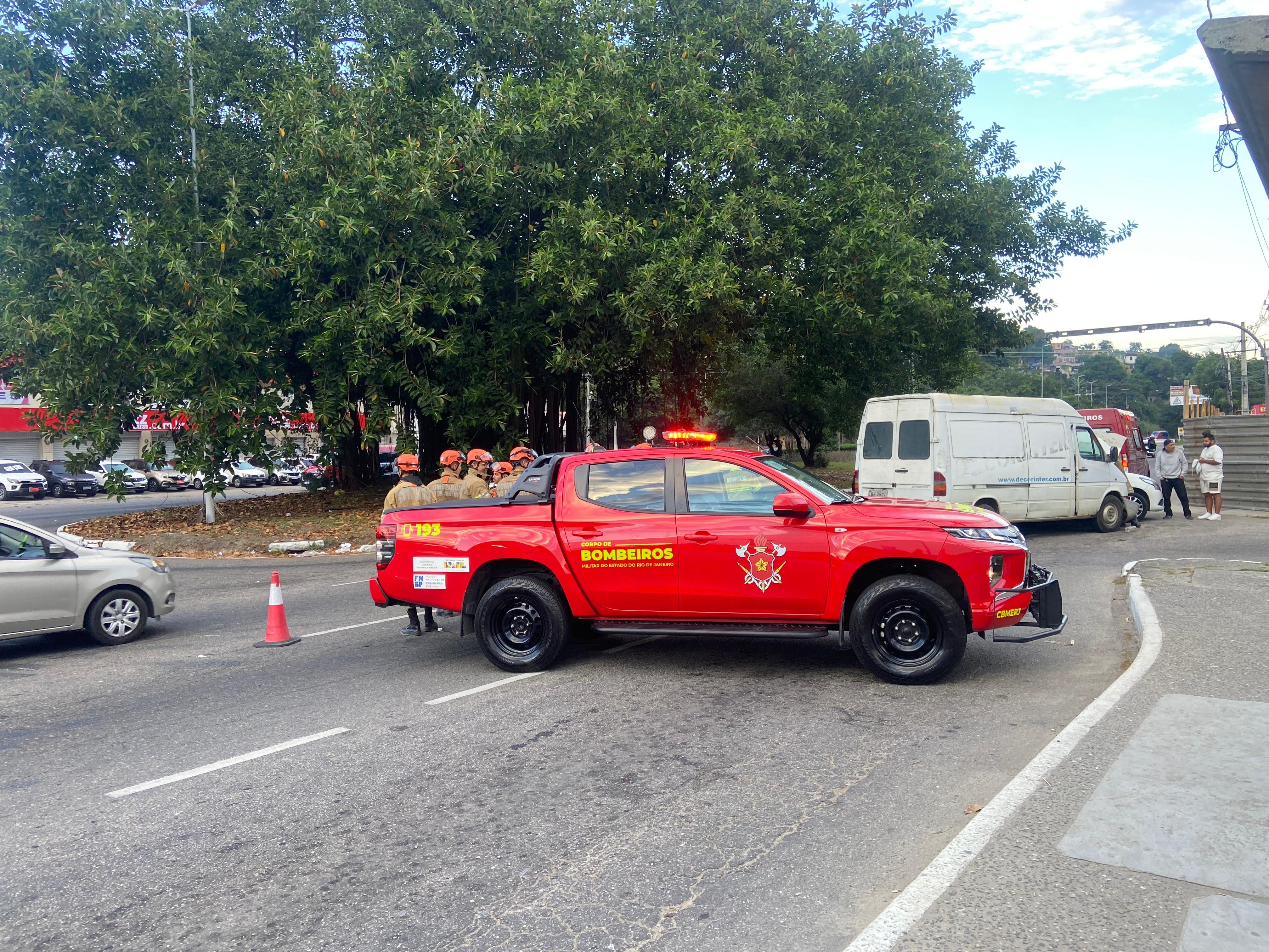 Corpo de Bombeiros realizou atendimento à vítima