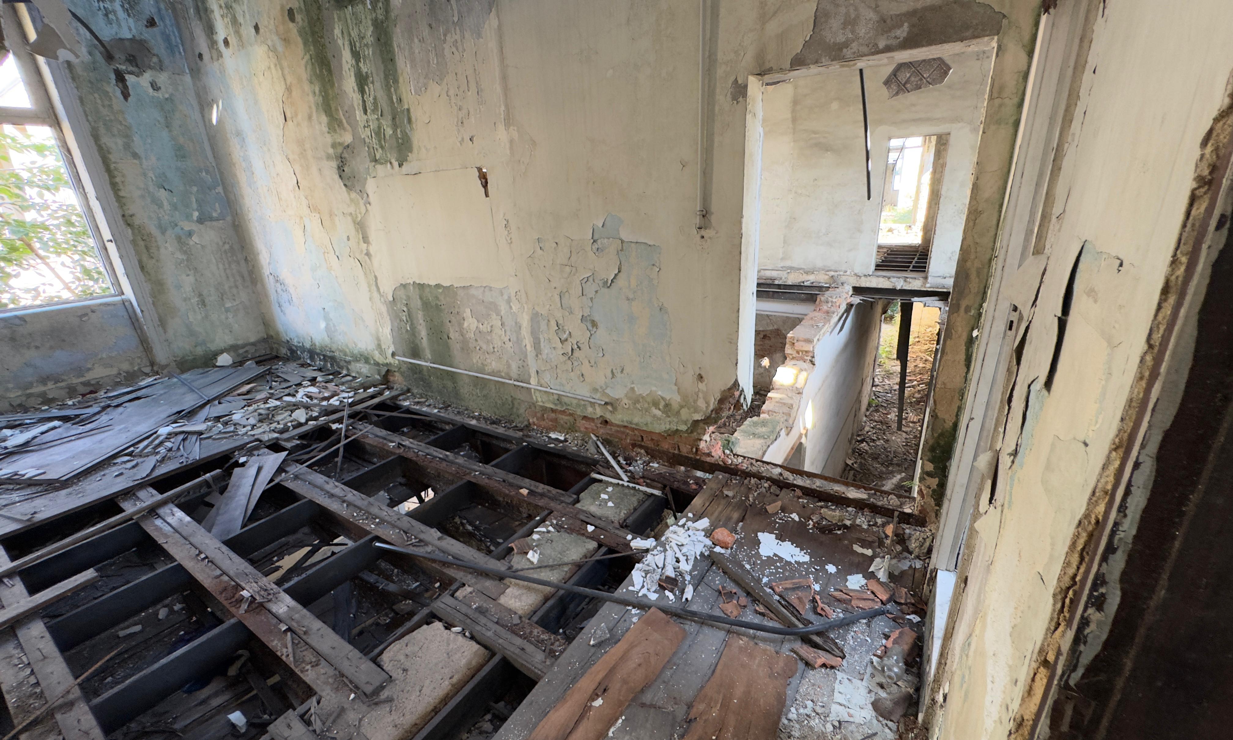 Situação interna do Palacete