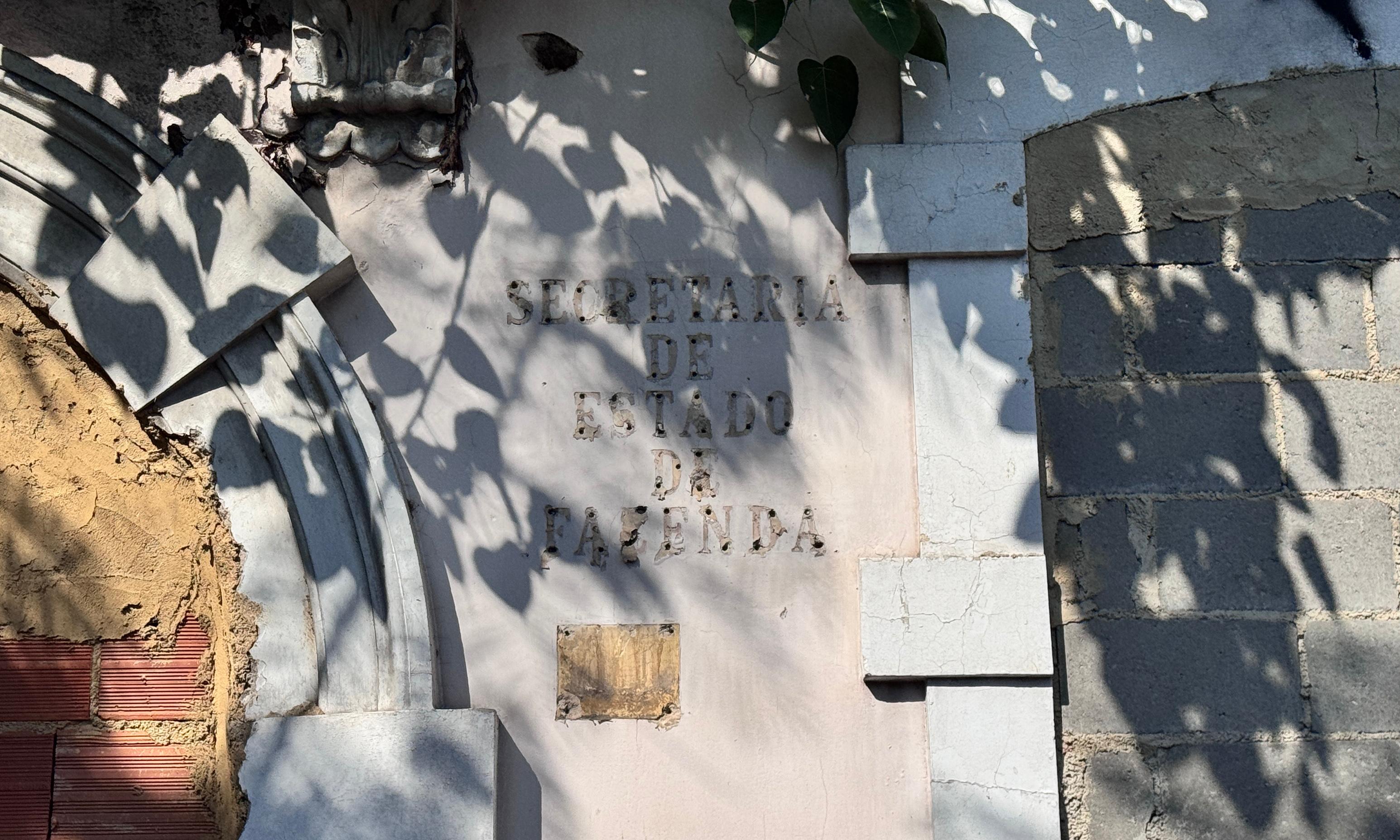 Situação interna do Palacete