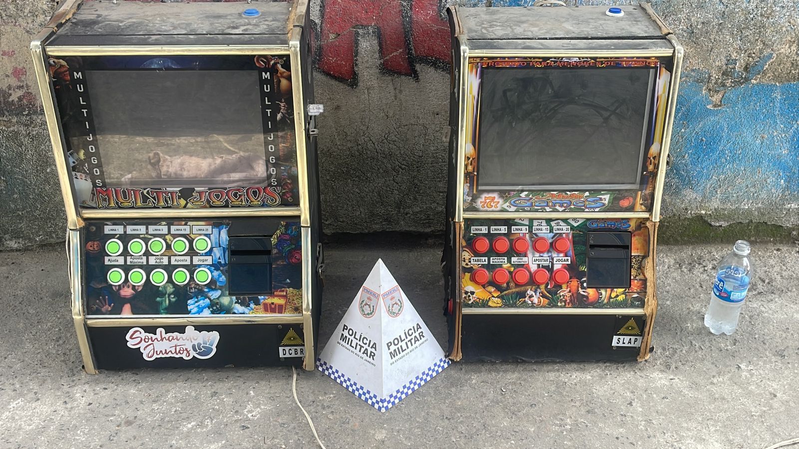 Material apreendido pela PM