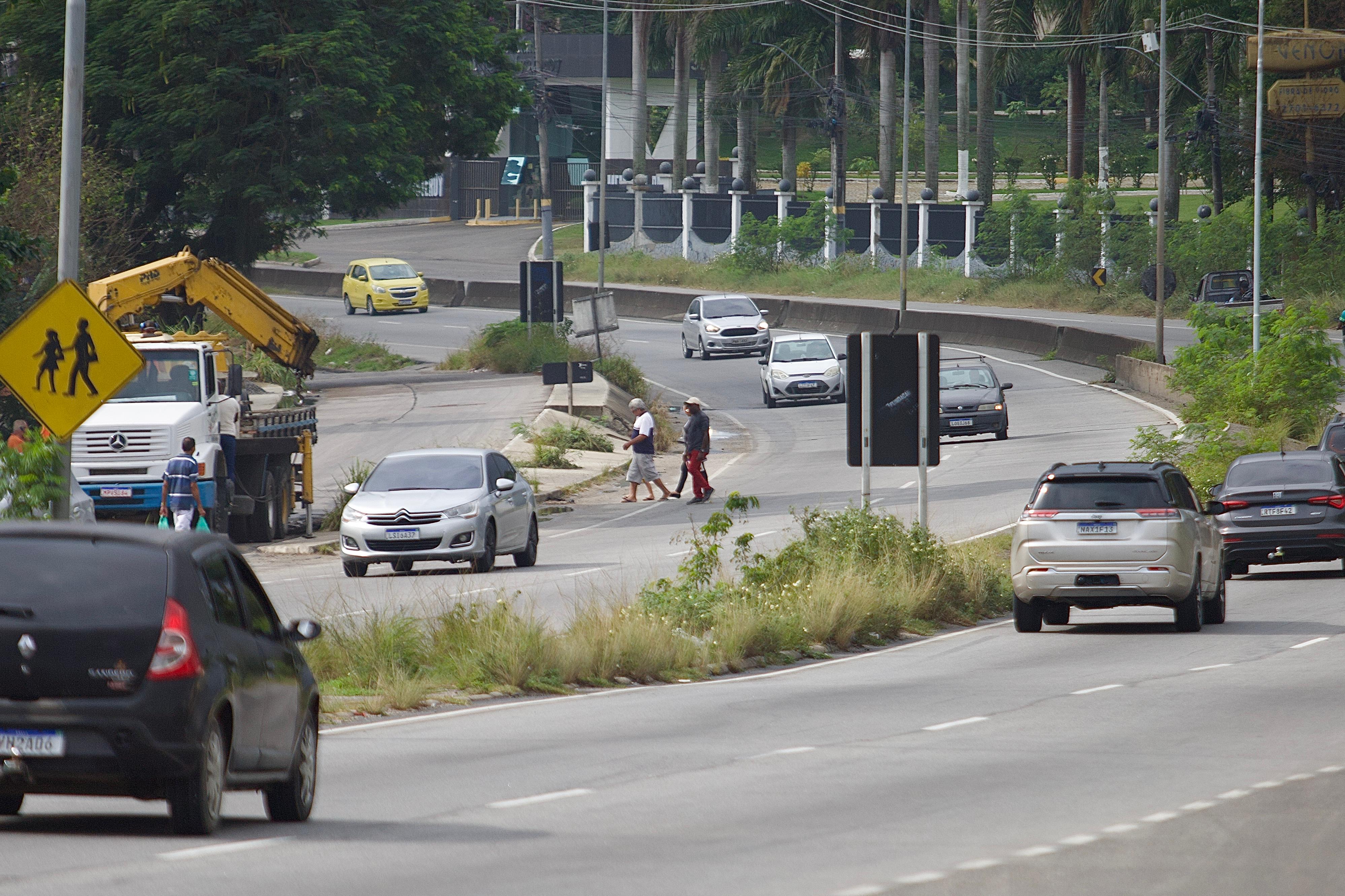 Estrada tem apenas câmeras de monitoramento