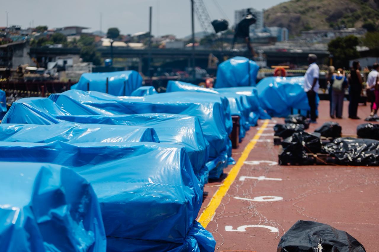 Forte esquema de segurança pública foi preparado para o evento