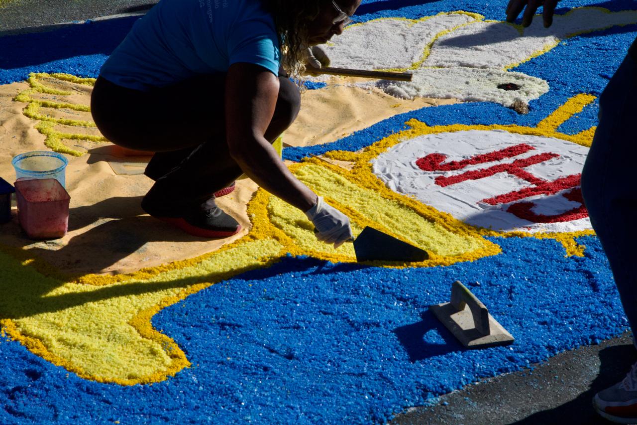 A programação religiosa segue ao longo do dia