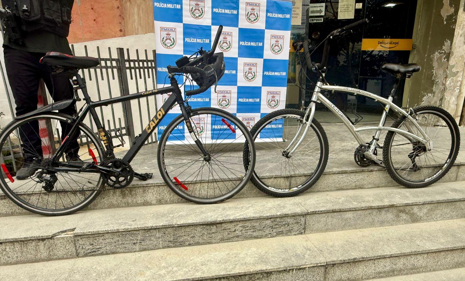 Bicicletas furtadas pelo homem