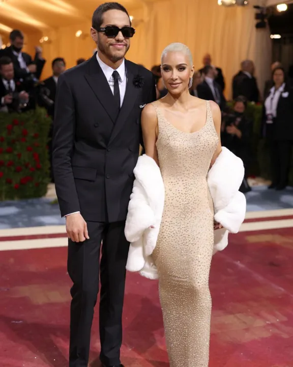 Kim Kardashian e Peter Davidson no Met Gala 2022