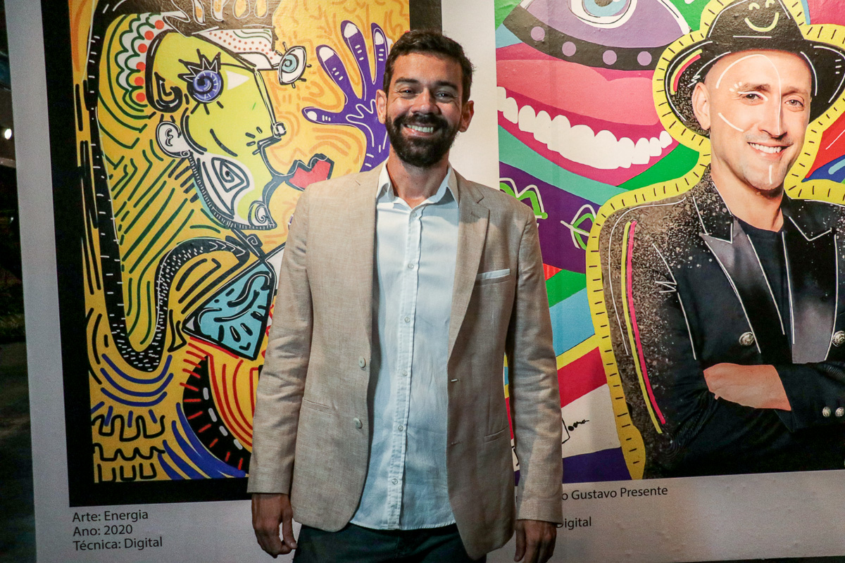 O secretário de Cultura Leonardo Giordano também compareceu.