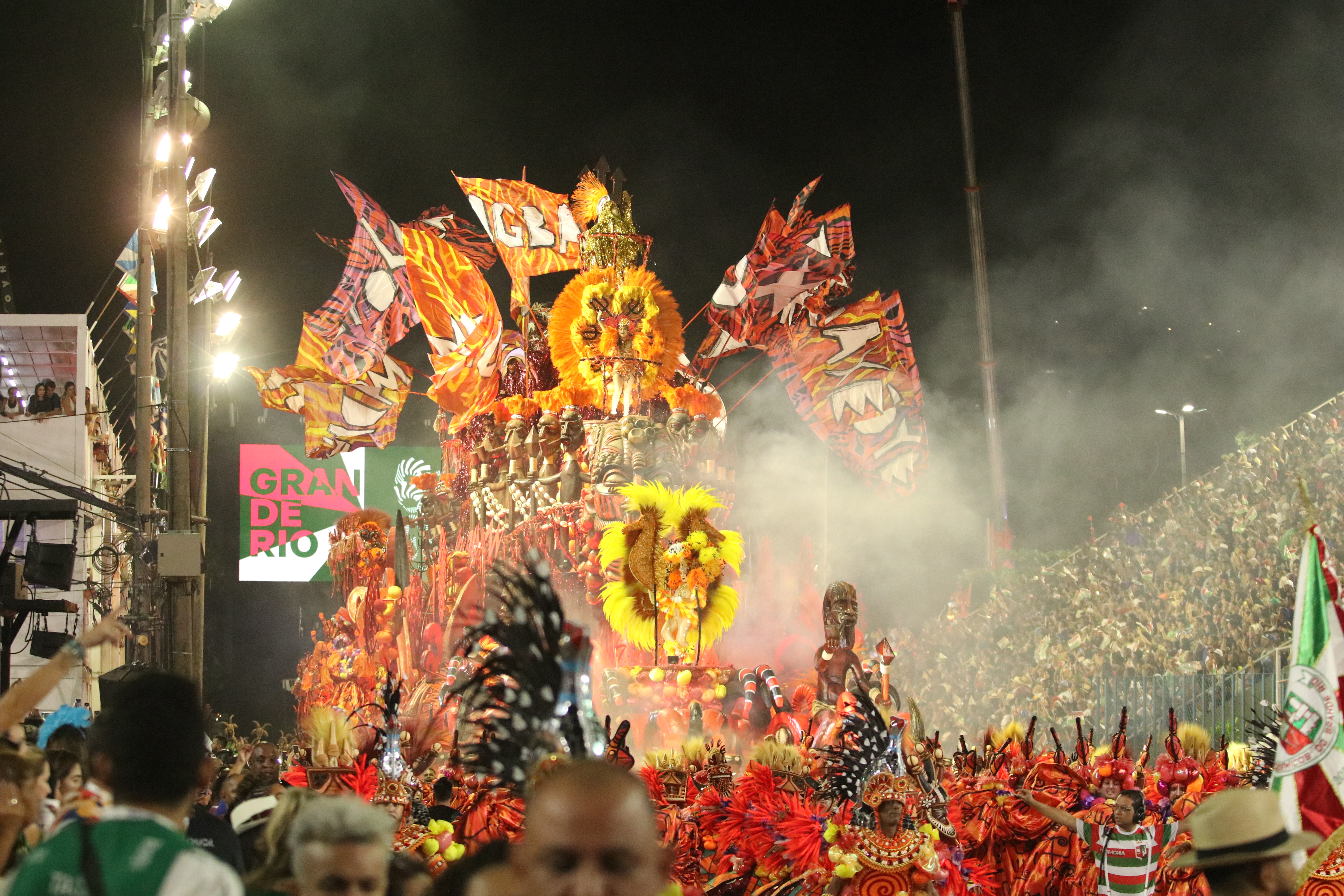 Desfile chamou atenção pela riqueza apresentada