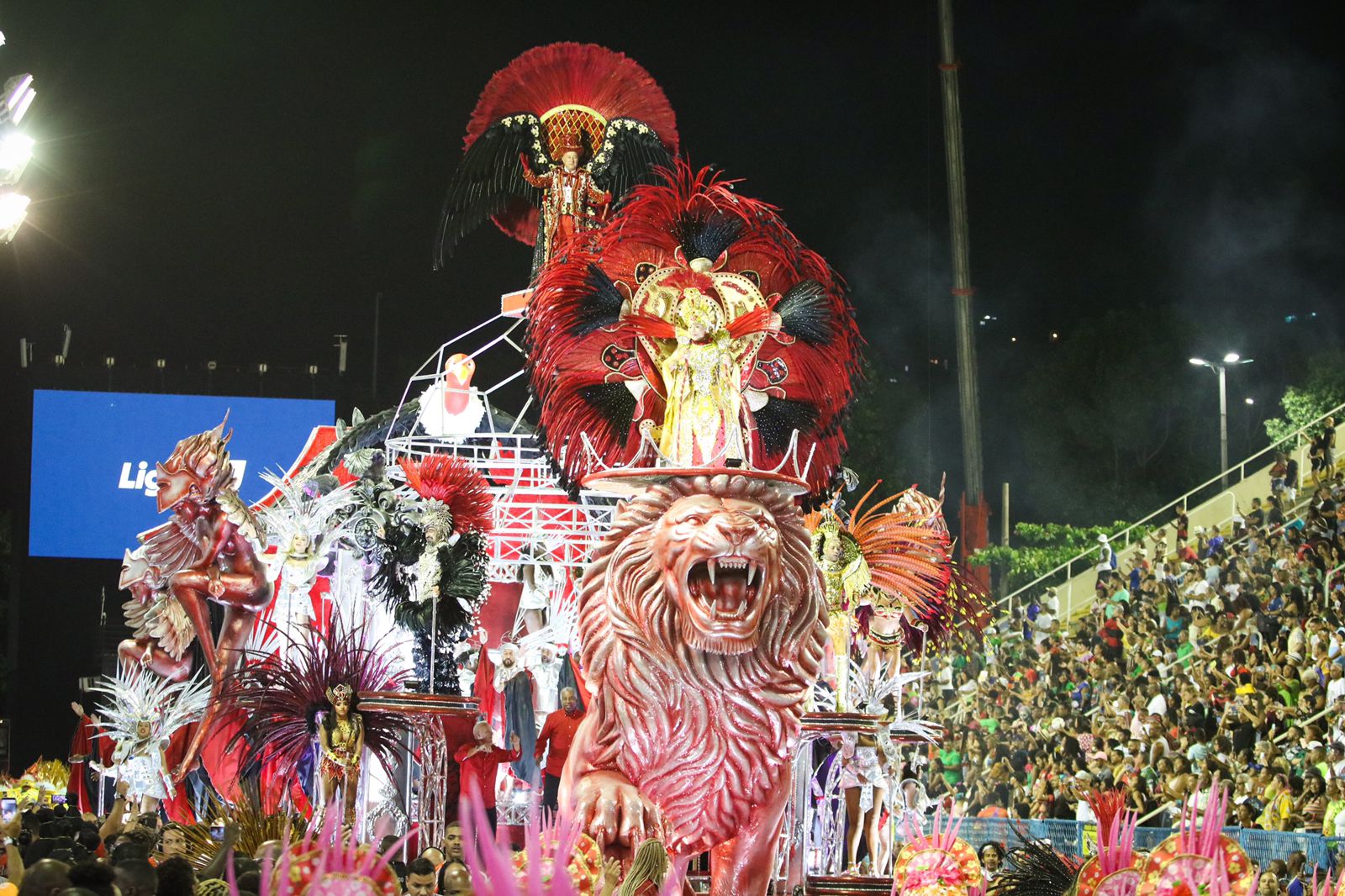 Estácio de Sá levou o enredo de 1995 sobre o Flamengo
