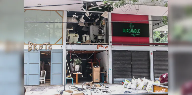 Explosão causa estragos em restaurante na Zona Sul de Niterói 