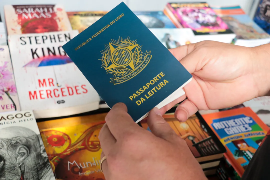 O passaporte da leitura é dado para os leitores mais assíduos