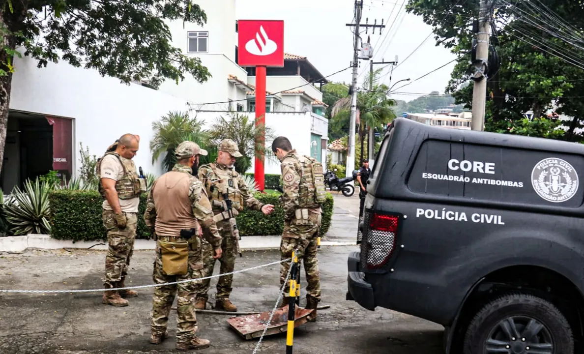 O Core realiza perícia no local